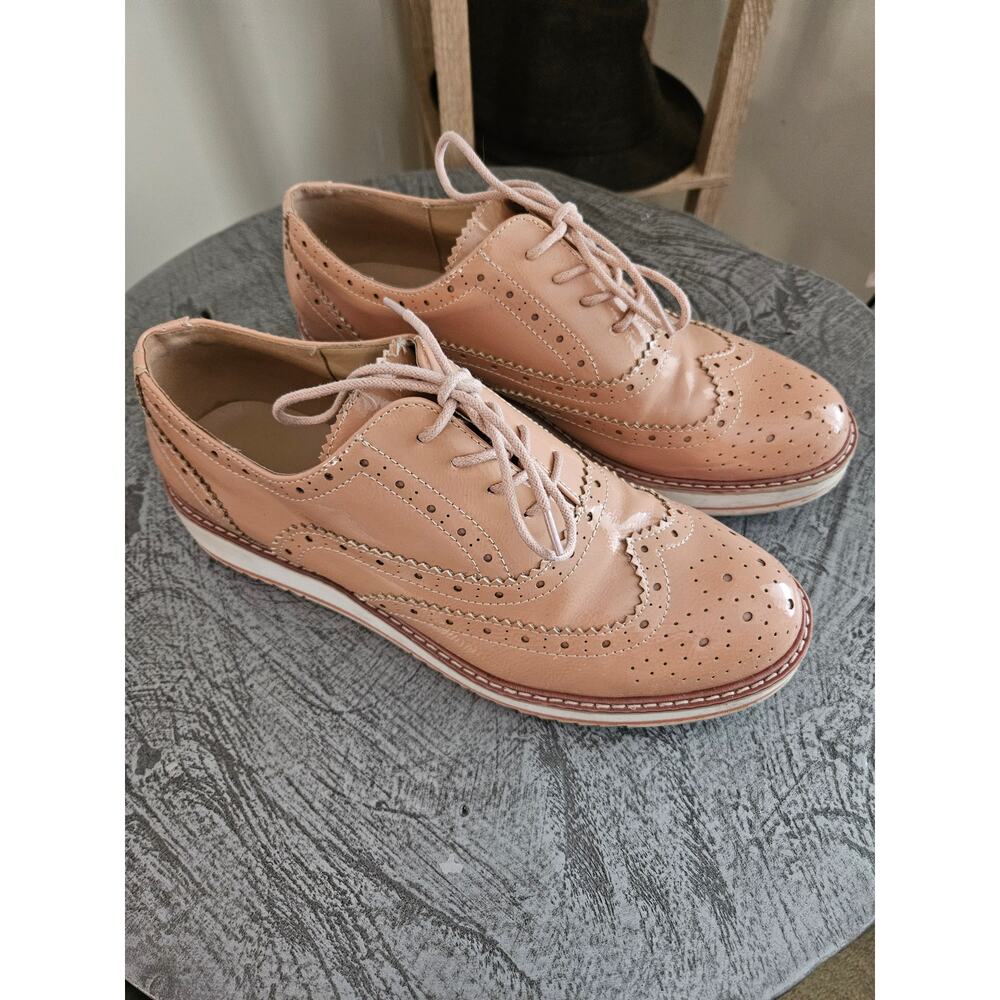 Steve Madden Pink Platform Oxford Shoes | Size 8.5